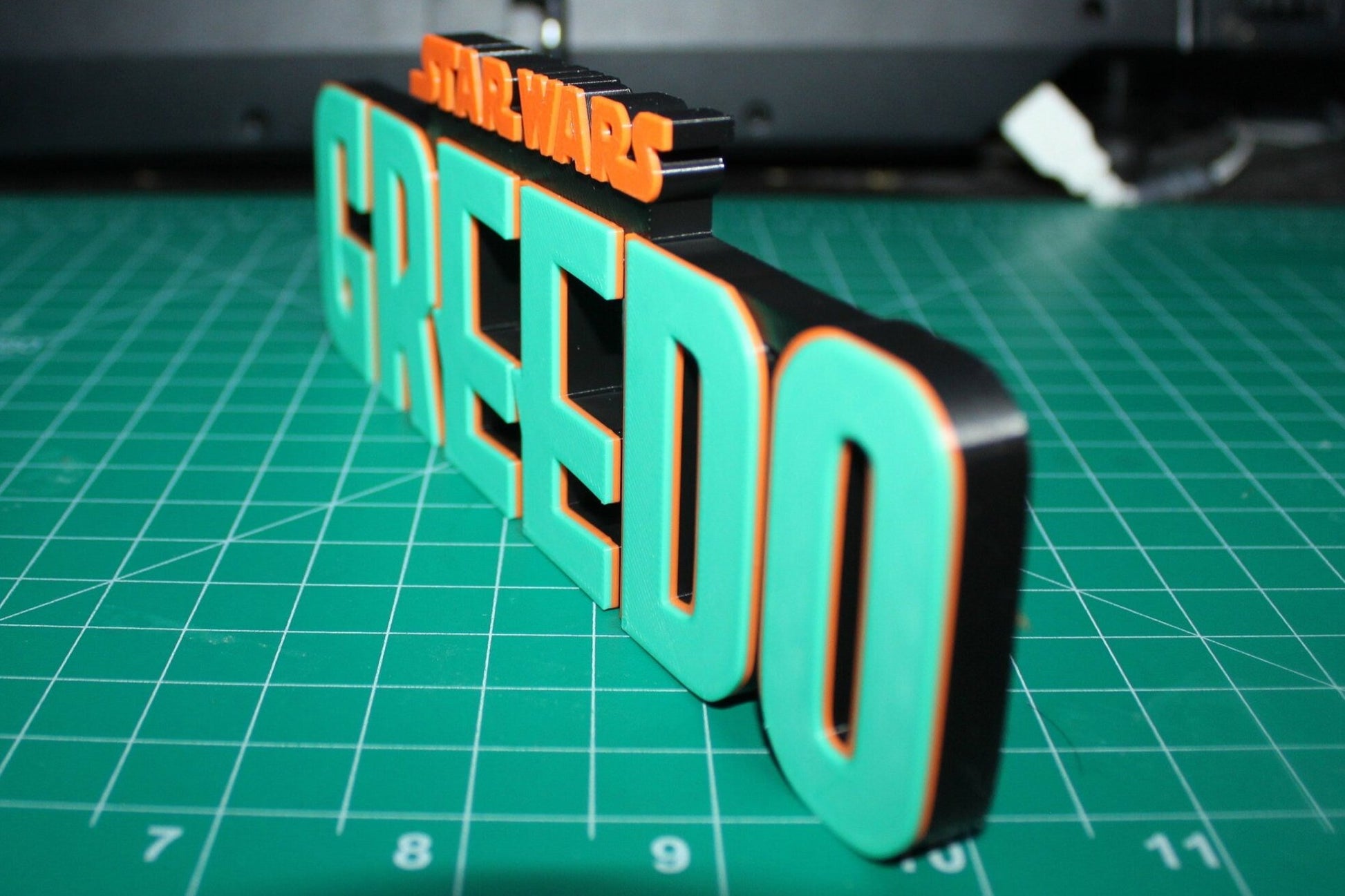 Greedo 3D printed Logo Art