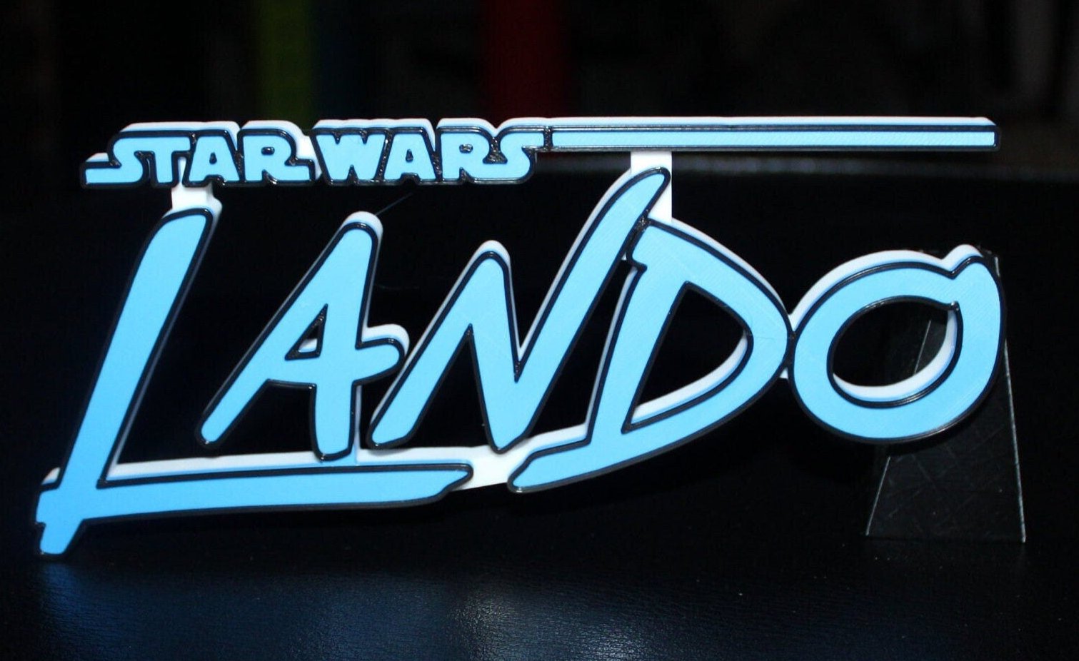 Lando 3D printed Logo Art