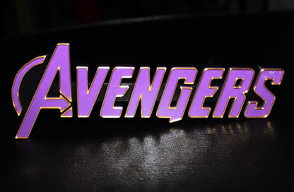 Avengers 3D printed Comic Logo Art