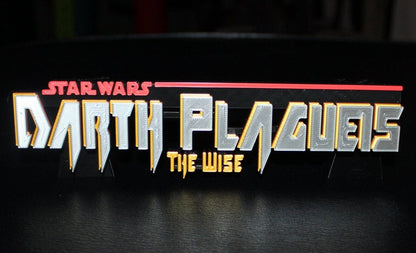 Darth Plagueis 3D printed Logo Art