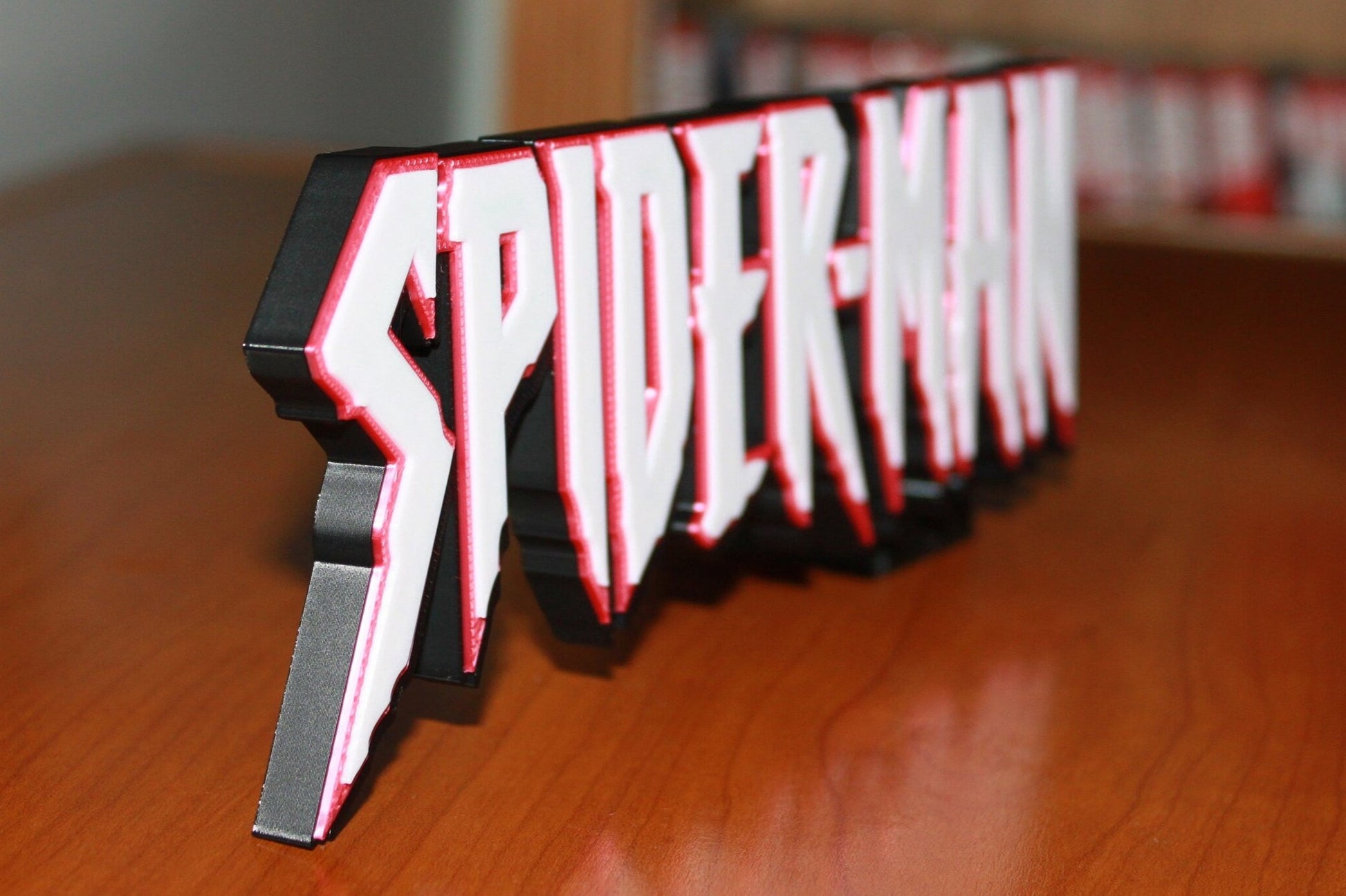 Spider-Man 3D printed Comic Logo Art