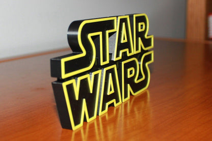 Star Wars 3D printed Logo Art