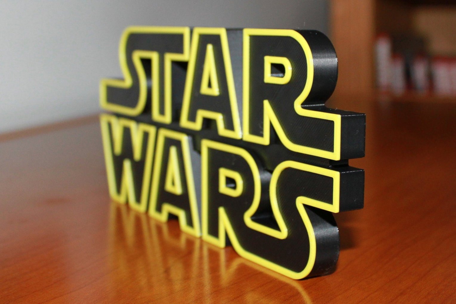 Star Wars 3D printed Logo Art