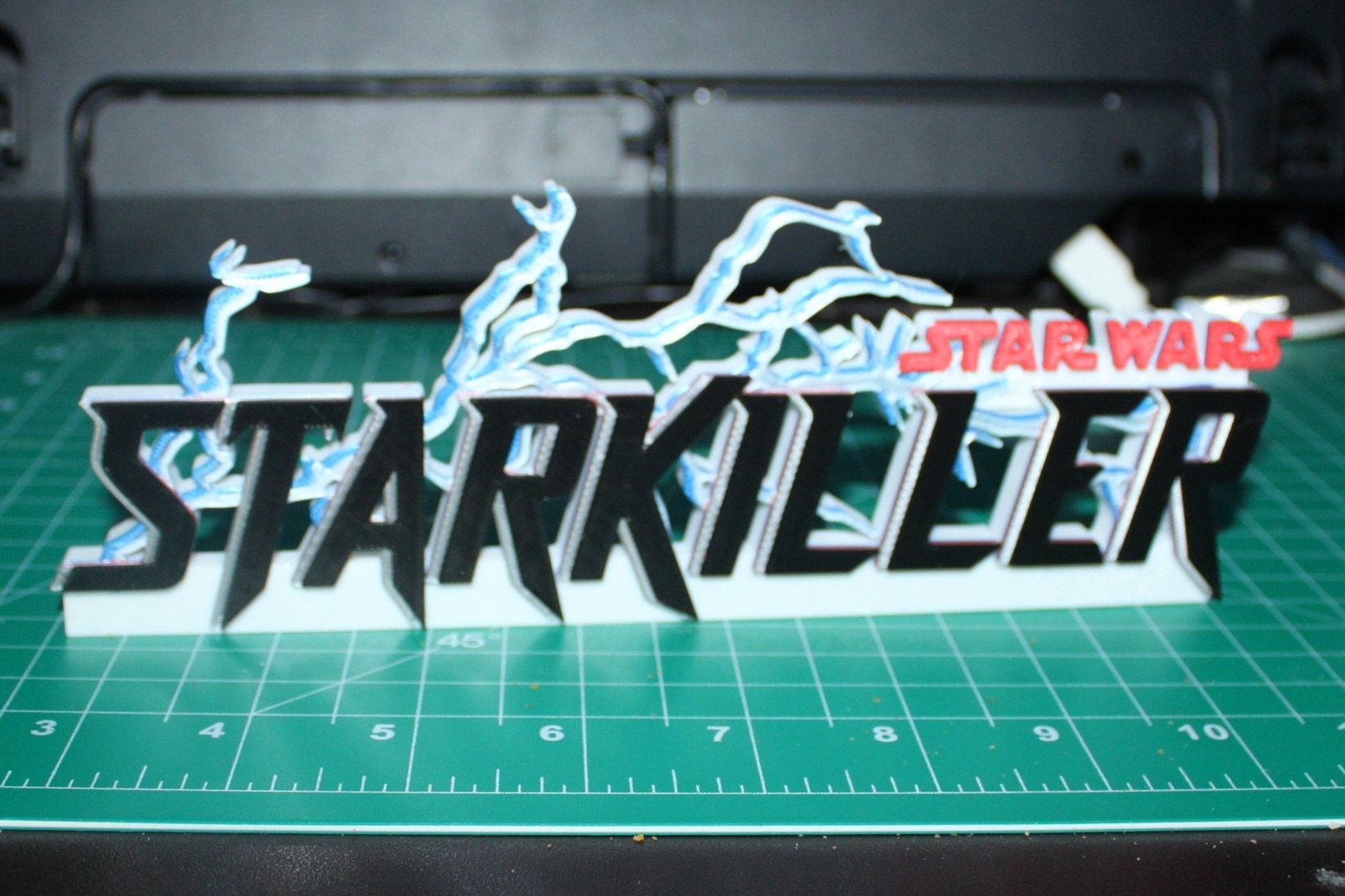 StarKiller 3D printed Logo Art