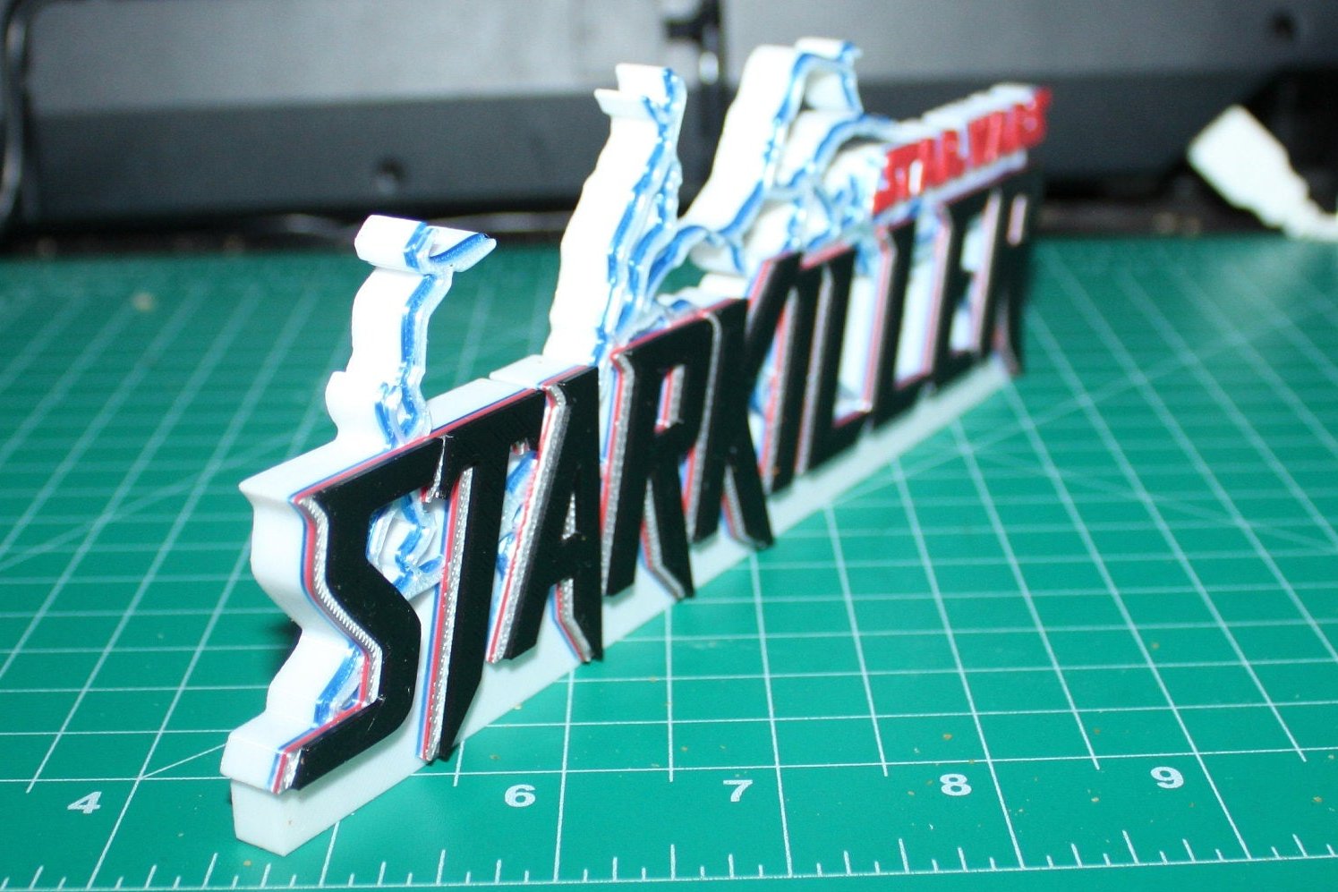 StarKiller 3D printed Logo Art