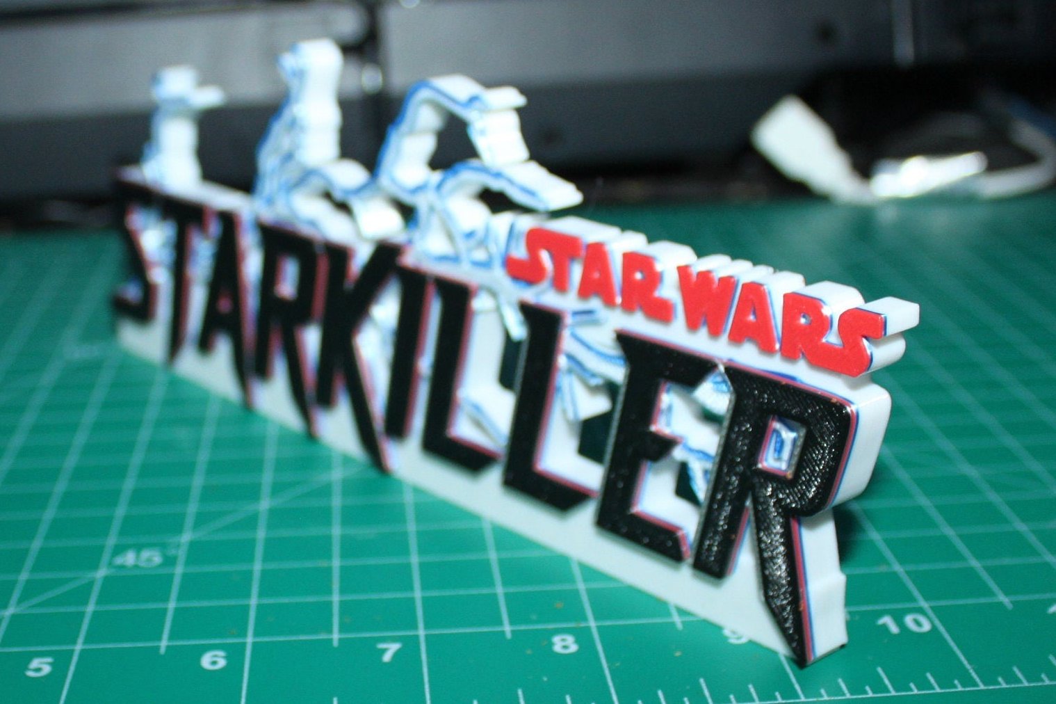 StarKiller 3D printed Logo Art