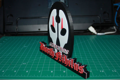 Darth Nihilus 3D printed Logo Art