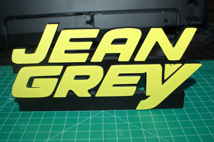 Jean Grey 3D printed Comic Logo Art