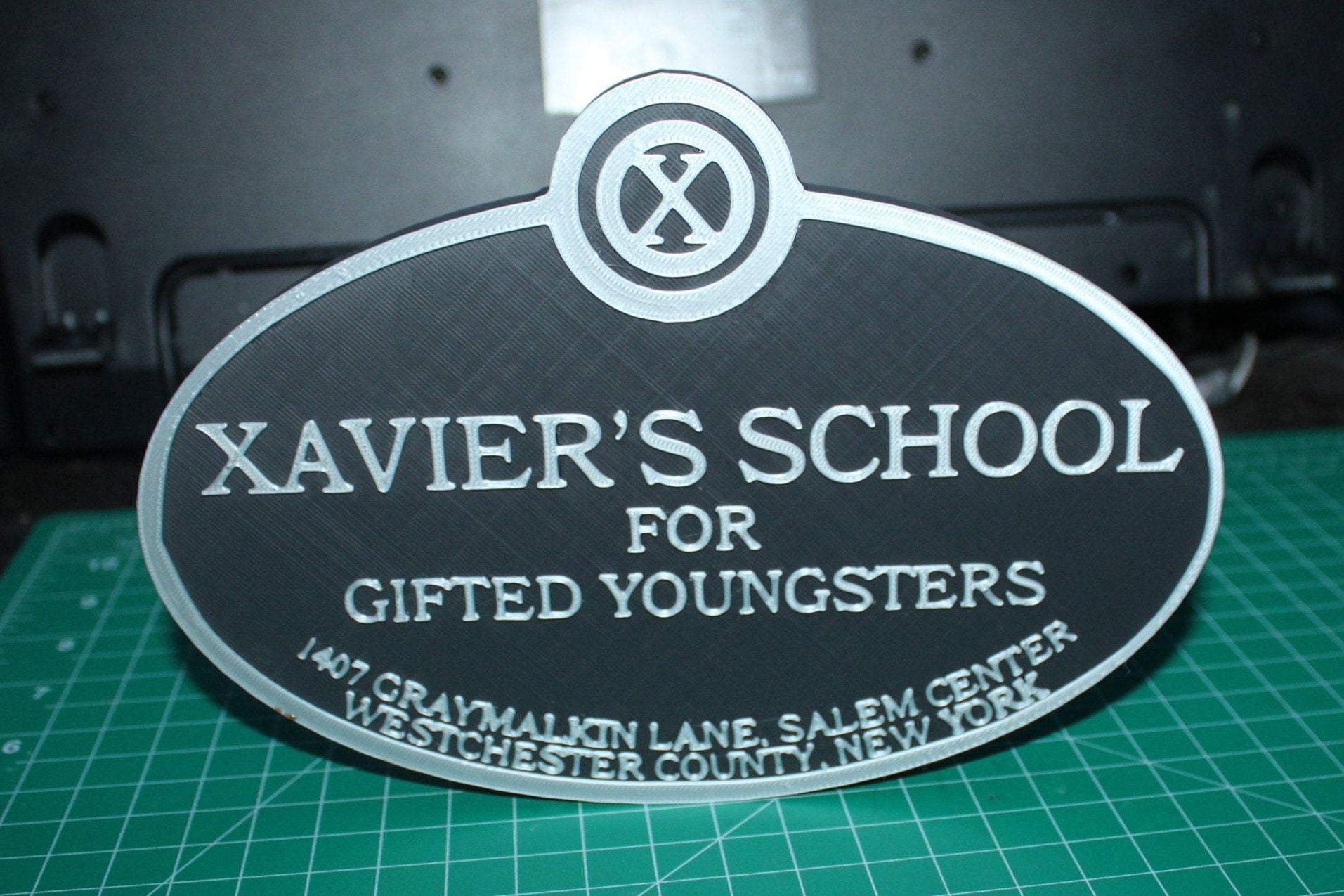 Xavier's School For Gifted Youngsters 3D printed Logo Art