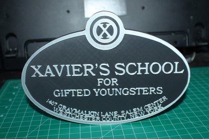 Xavier's School For Gifted Youngsters 3D printed Logo Art