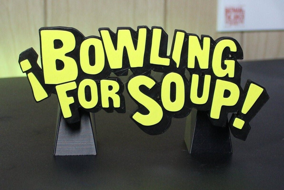 Bowling for Soup! 3D Printed Logo Art