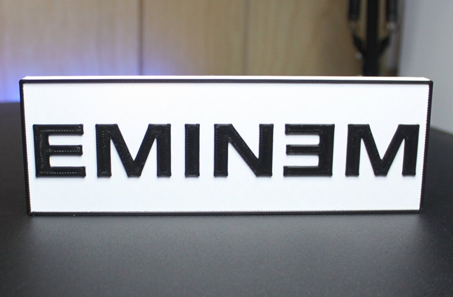 Eminem 3D Printed Logo Art