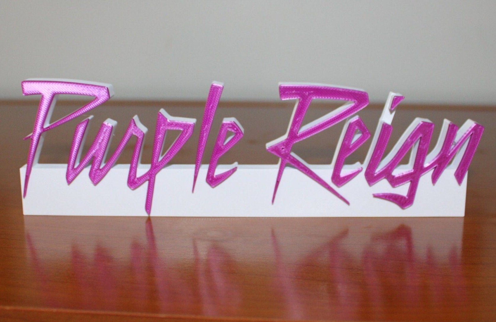 Purple Reign, Future 3D Printed Logo Art