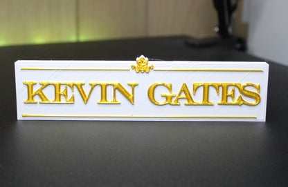 Kevin Gates 3D Logo Art