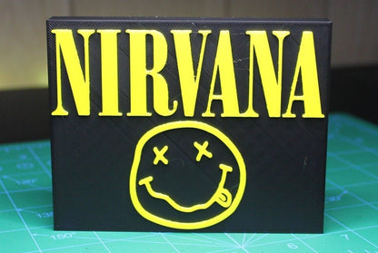 Nirvana 3D Printed Logo Art