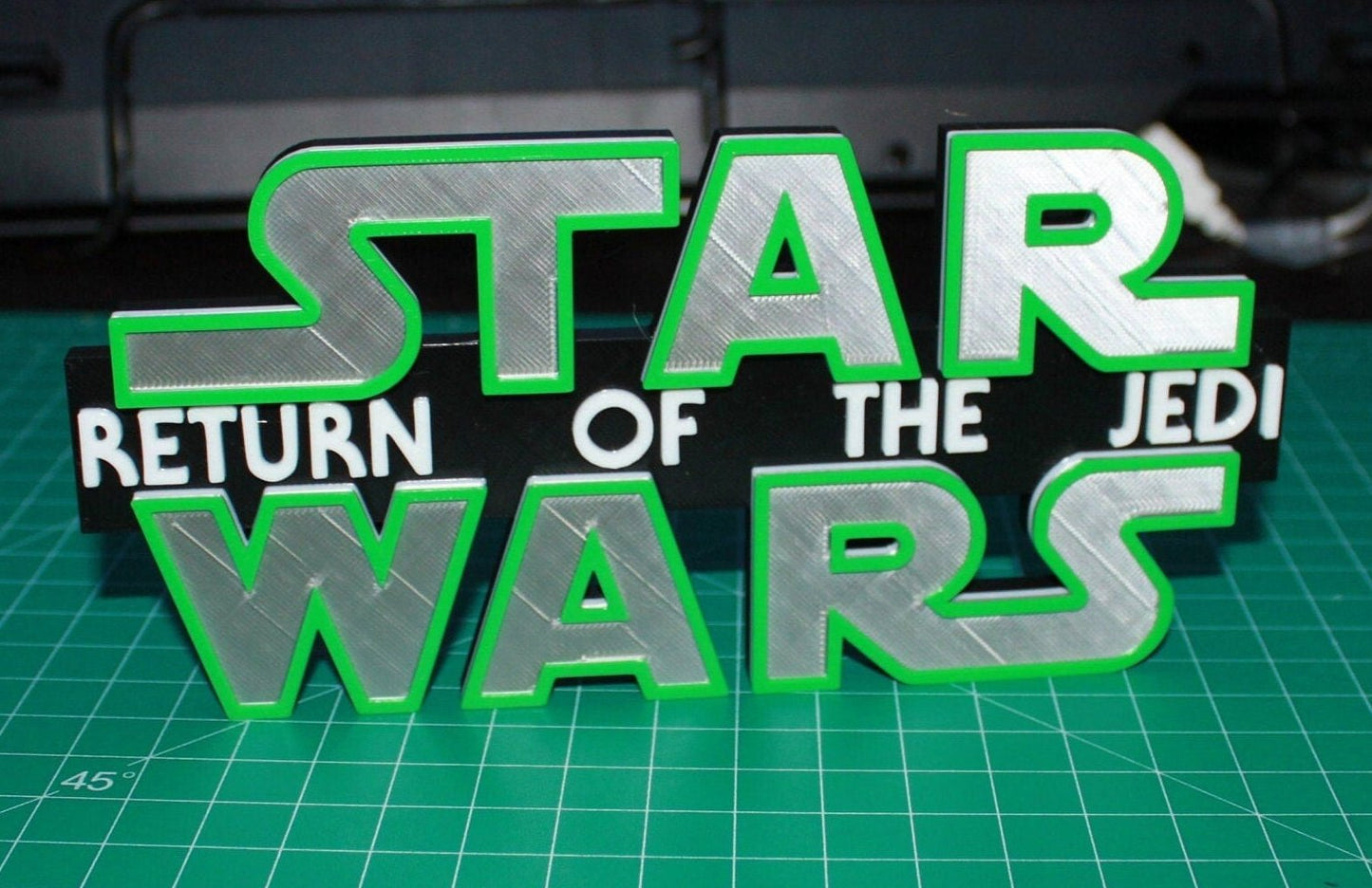 Star Wars Return Of The Jedi 3D printed Logo Art