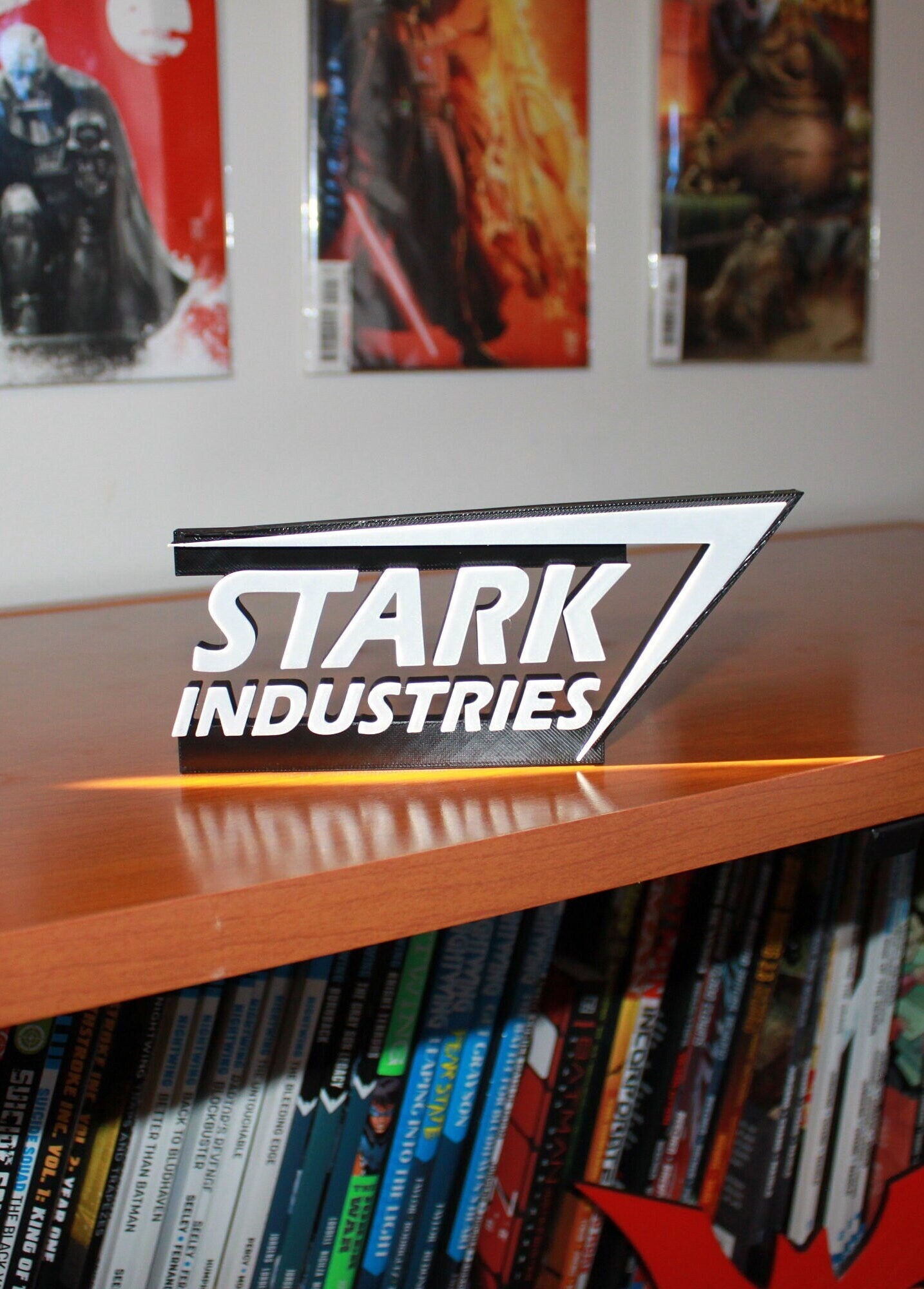 Stark Industries 3D printed Comic Logo Art