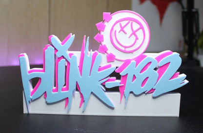 Blink 182 3D Printed Logo Art