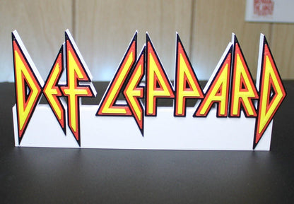 Def Leppard 3D Printed Logo Art