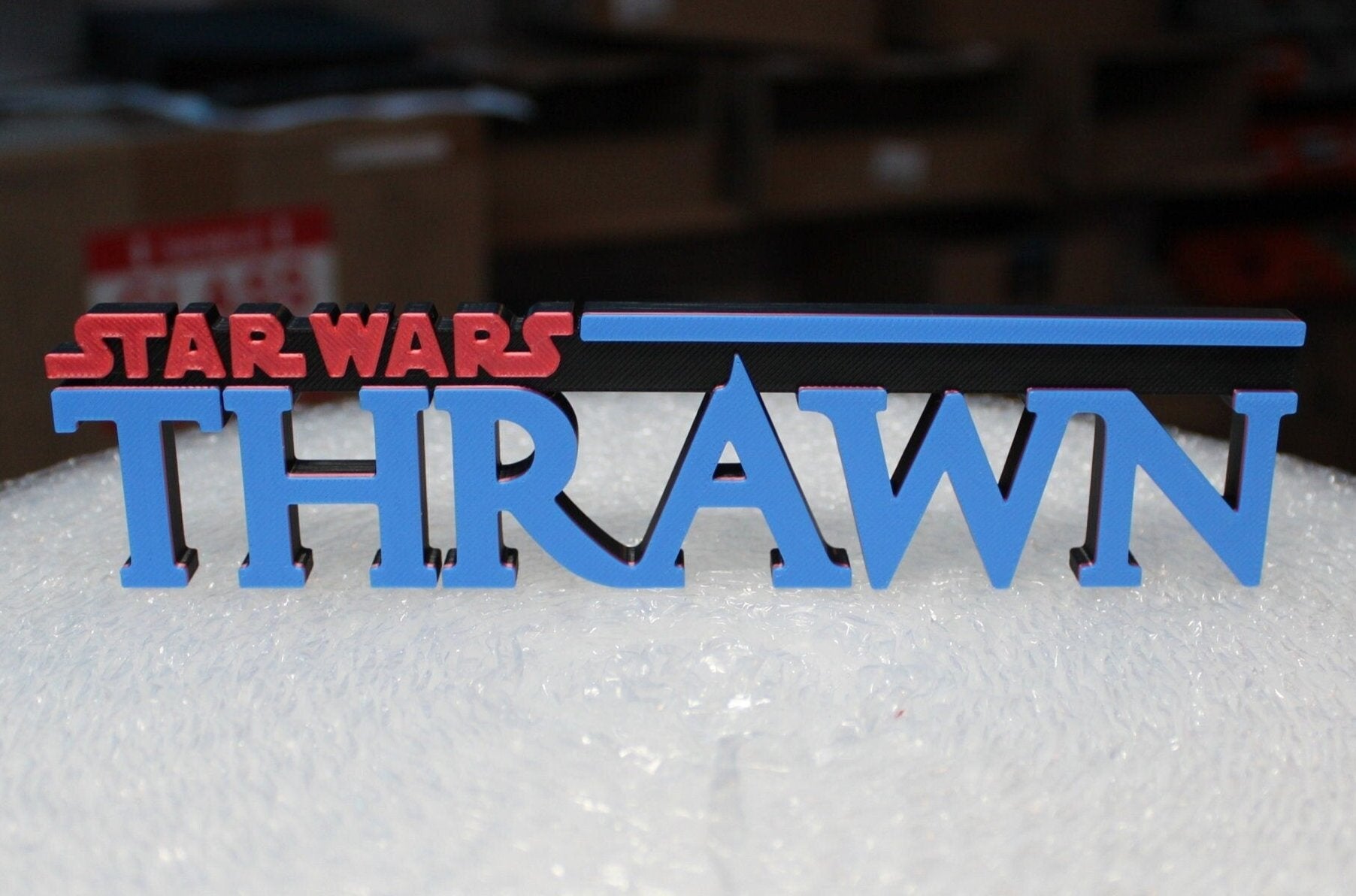 Thrawn 3D printed Logo Art