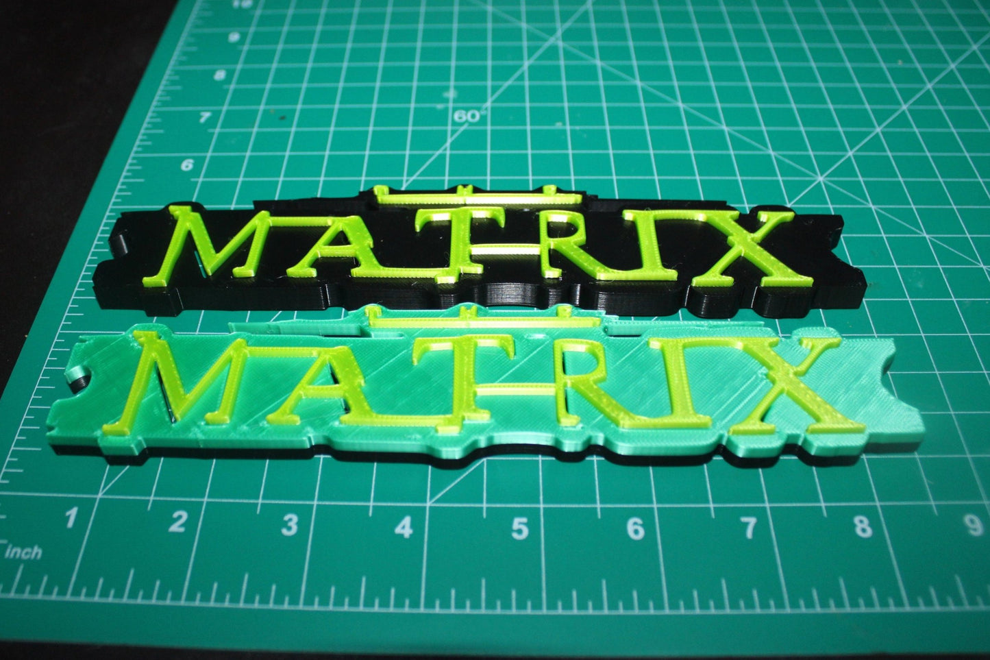 The Matrix Movie 3D Printed Logo