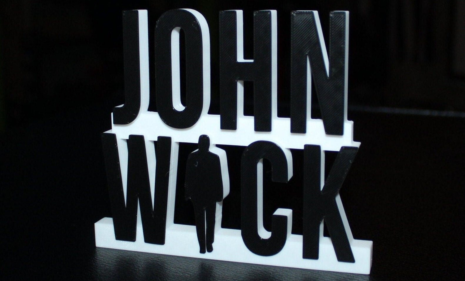 John Wick Movie 3D Printed Logo