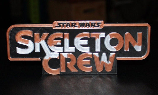 Skeleton Crew 3D printed Logo Art