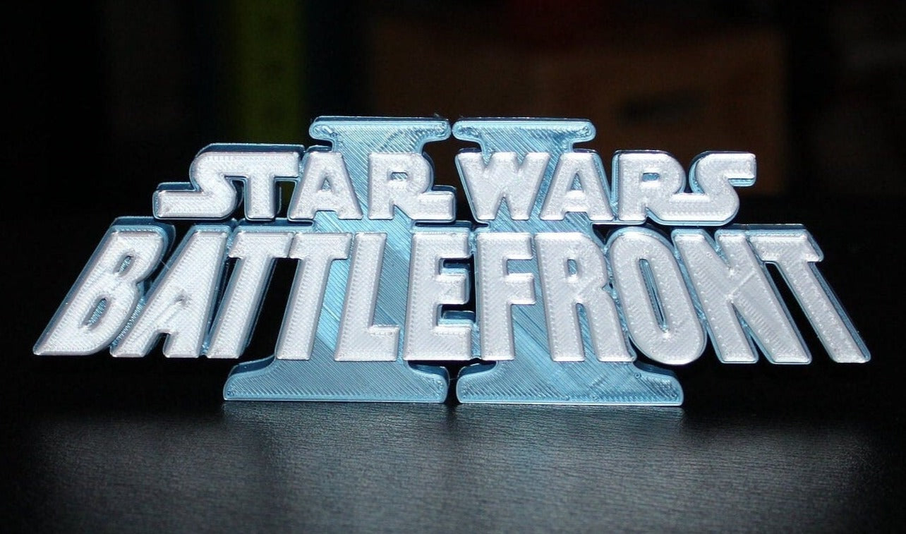 Battlefront II Video Game 3D printed Logo Art