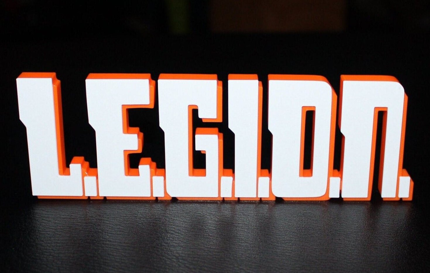 L.E.G.I.O.N. 3D printed Comic Logo Art