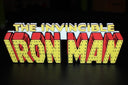 Iron Man 3D printed Comic Logo Art