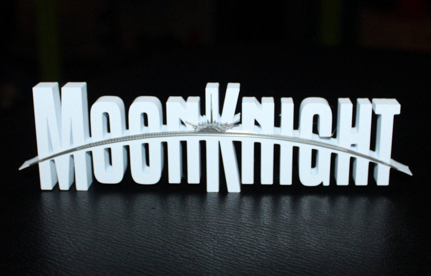 Moon Knight 3D printed Comic Logo Art