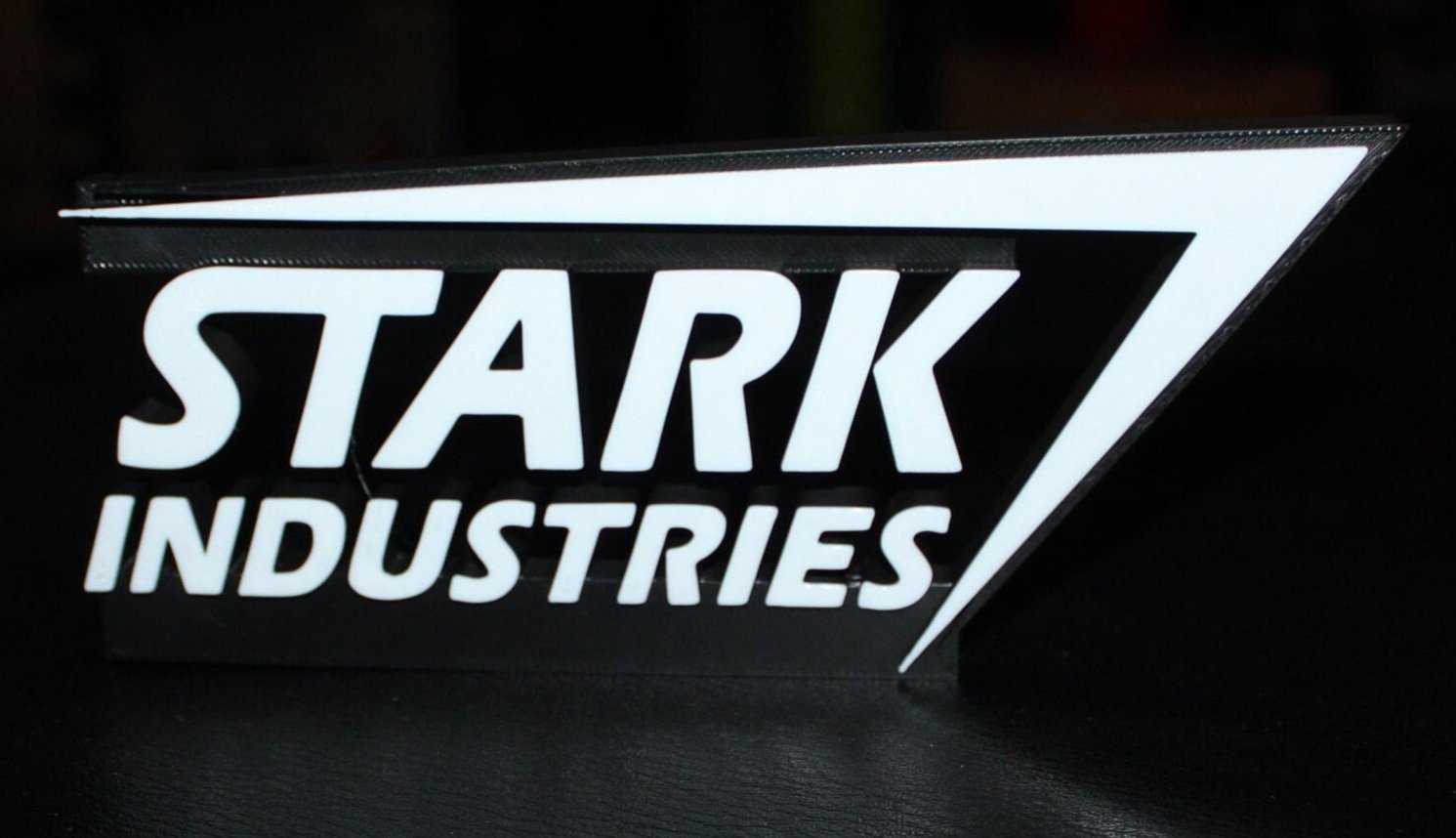 Stark Industries 3D printed Comic Logo Art