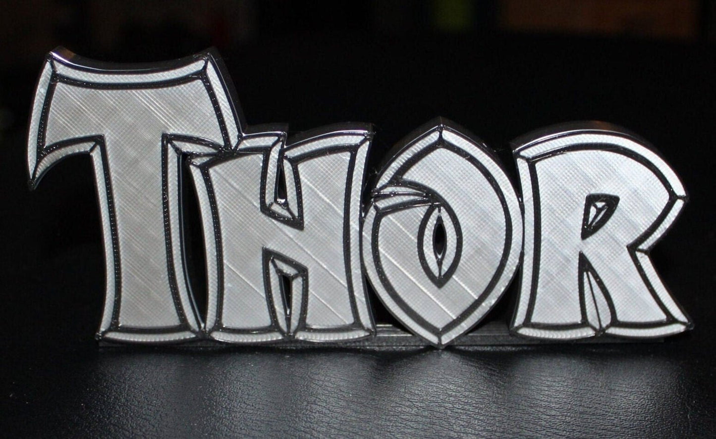 Thor 3D printed Comic Logo Art