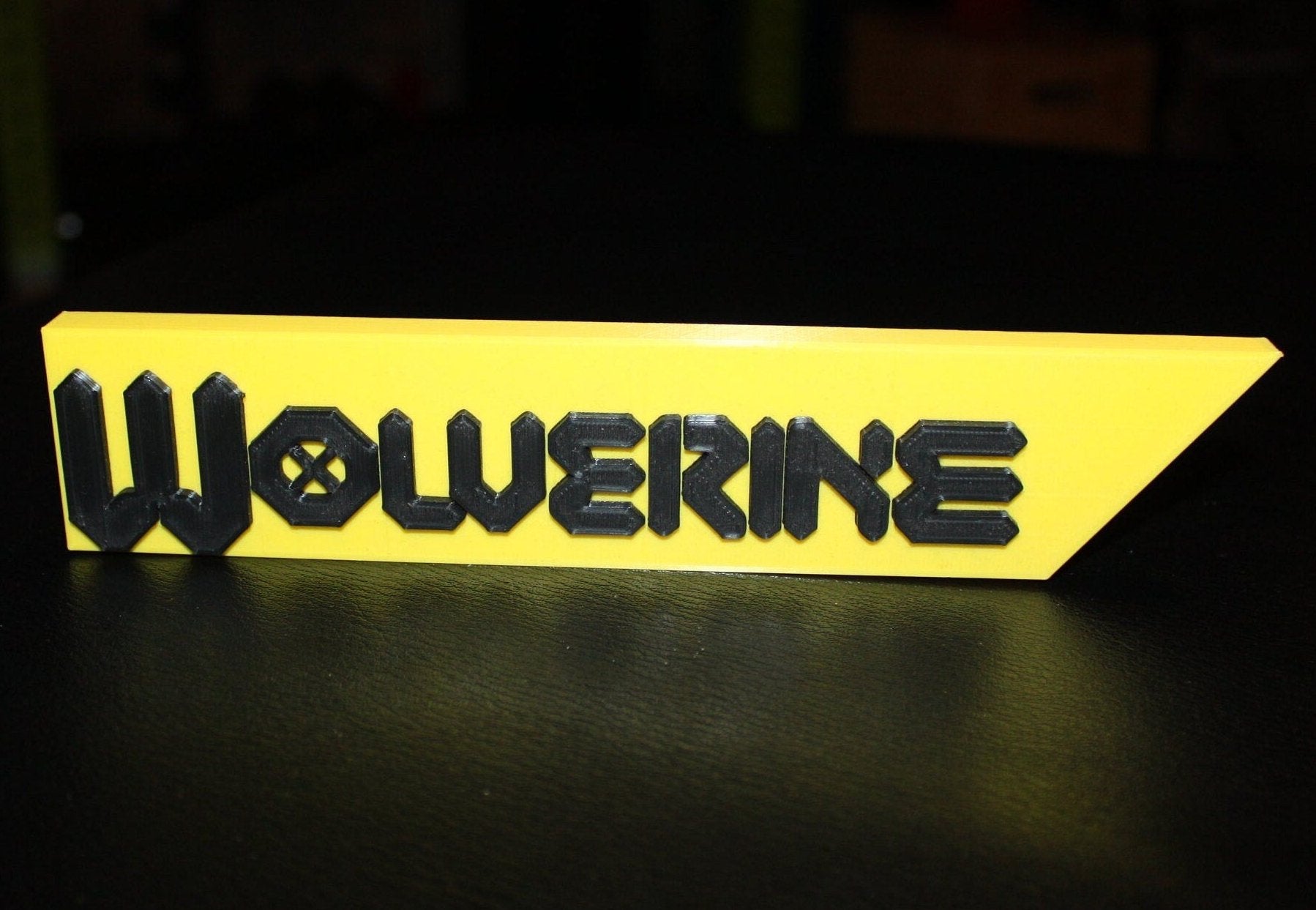 Wolverine 3D printed Comic Logo Art