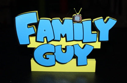 Family Guy 3D printed Logo Sign Wall Desk Shelf Art