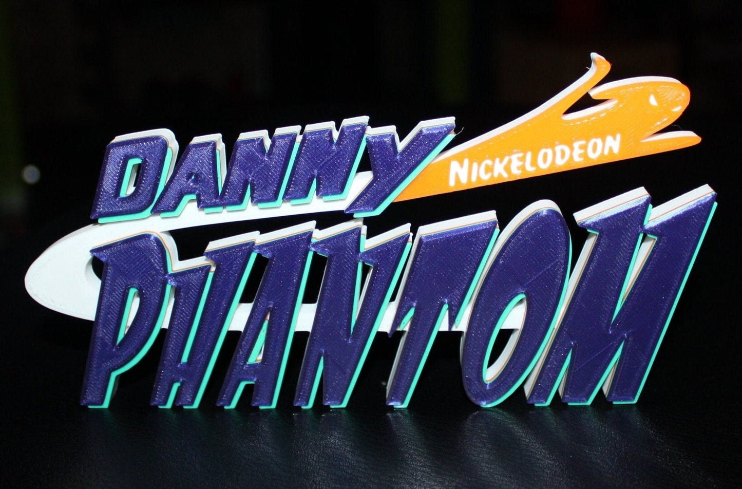 Danny Phantom 3D printed Logo Sign Wall Desk Shelf Art