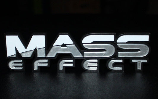 Mass Effect Video Game 3D printed Logo Art