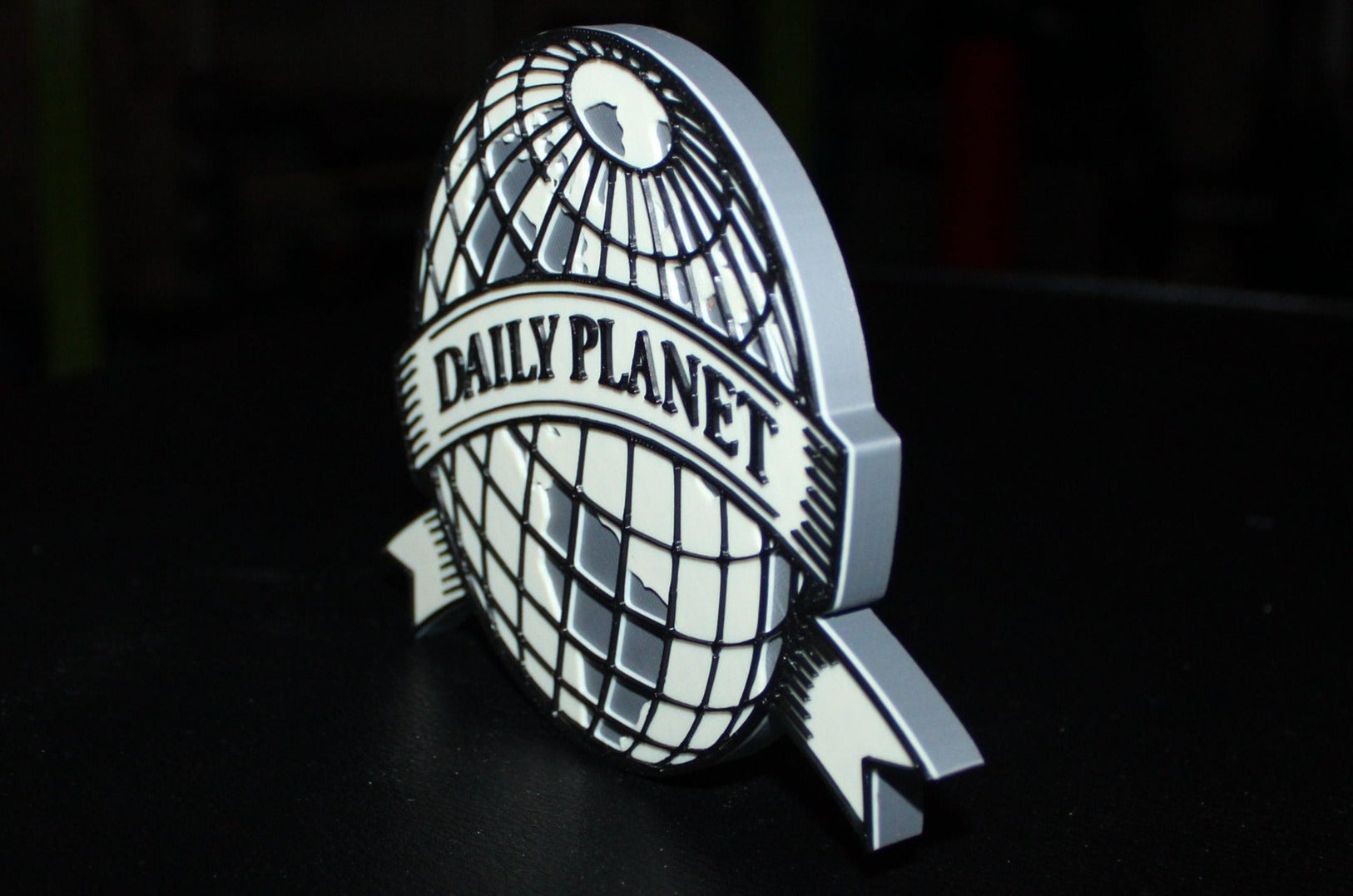 Daily Planet 3D printed Logo Art