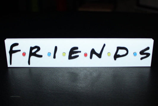 Friends 3D printed Logo Sign Wall Desk Shelf Art