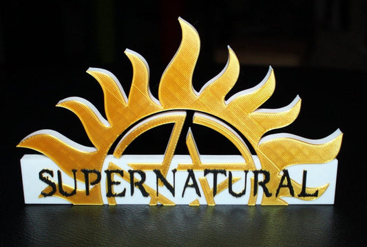 Supernatural 3D printed Logo Art