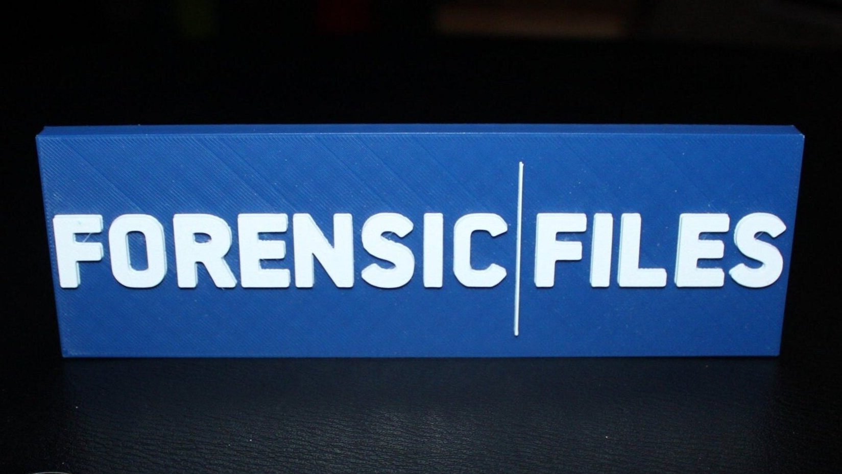 Forensic Files 3D printed Logo Sign Wall Desk Shelf Art – WindyCity3D