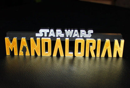 Mandalorian 3D printed Logo Art