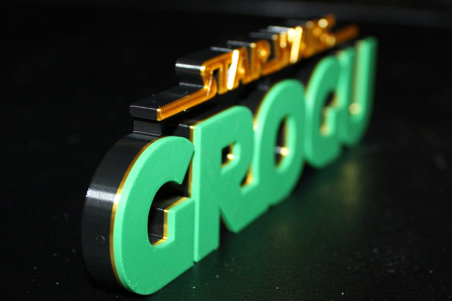 Grogu 3D printed Logo Art