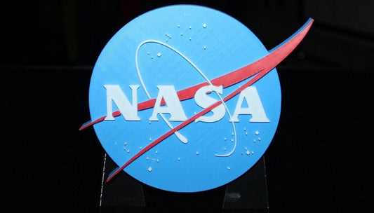 NASA 3D printed Logo Sign Wall Desk Shelf Art