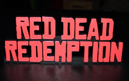 Red Dead Redemption 3D printed Logo Art