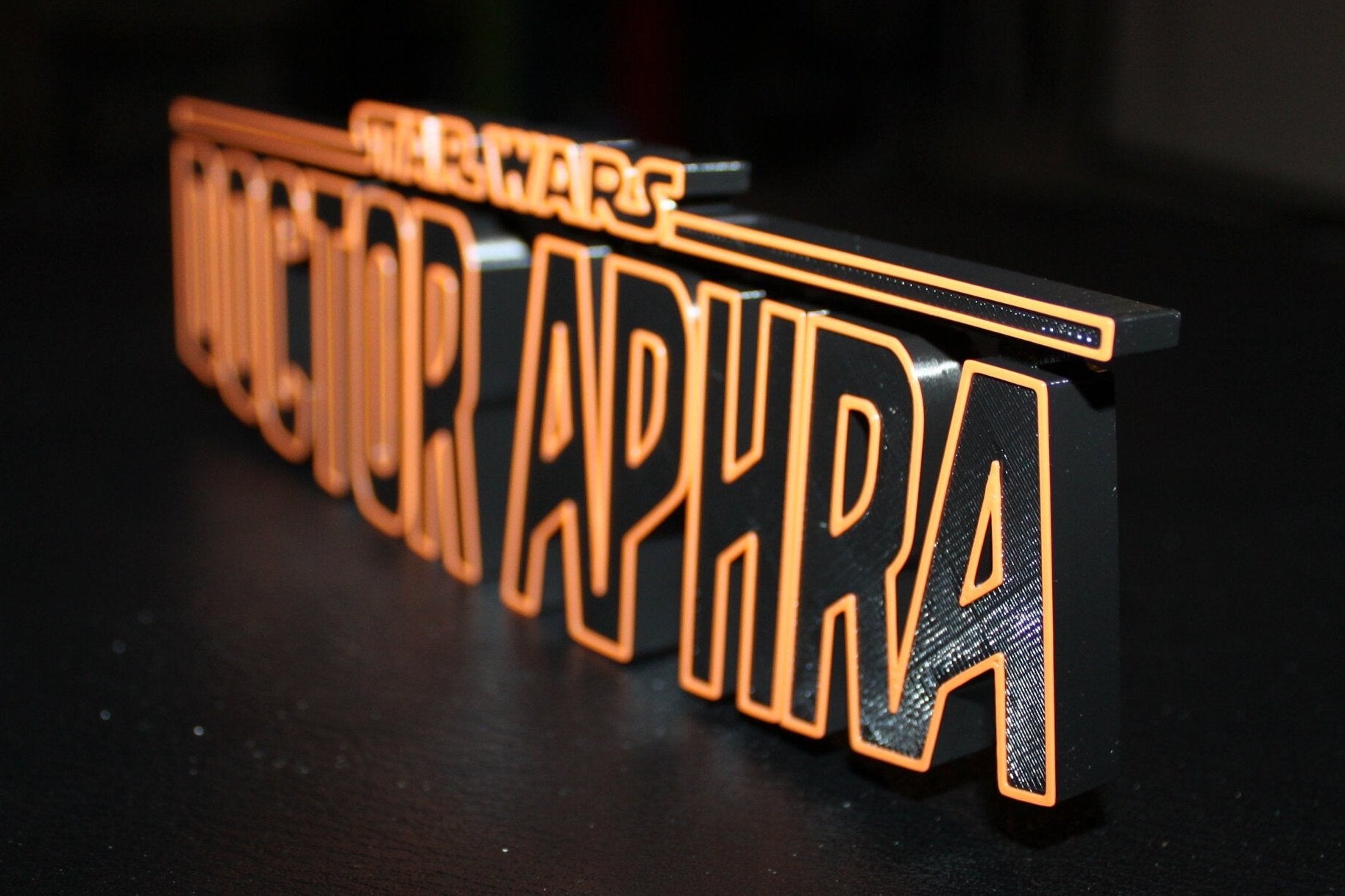 Doctor Aphra 3D printed Logo Art