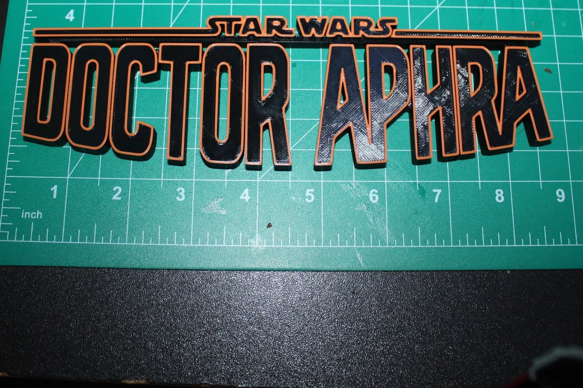 Doctor Aphra 3D printed Logo Art