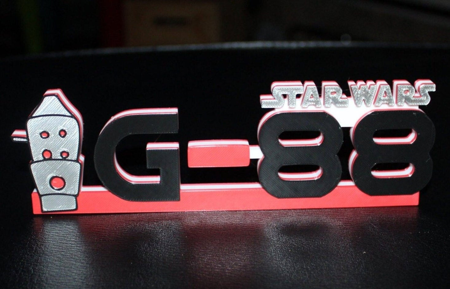 IG-88 3D printed Logo Art