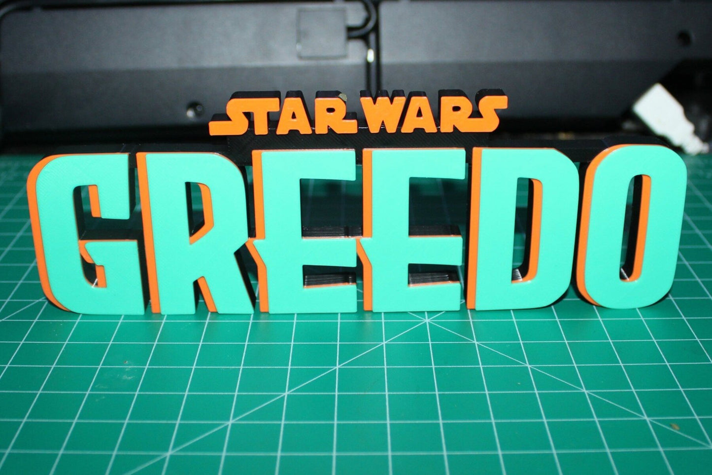 Greedo 3D printed Logo Art