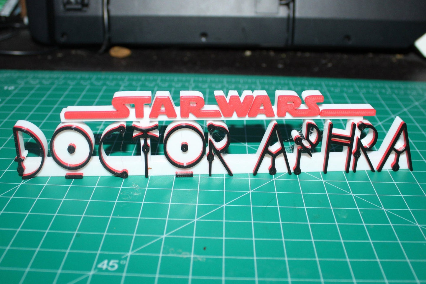 Doctor Aphra 3D printed Logo Art